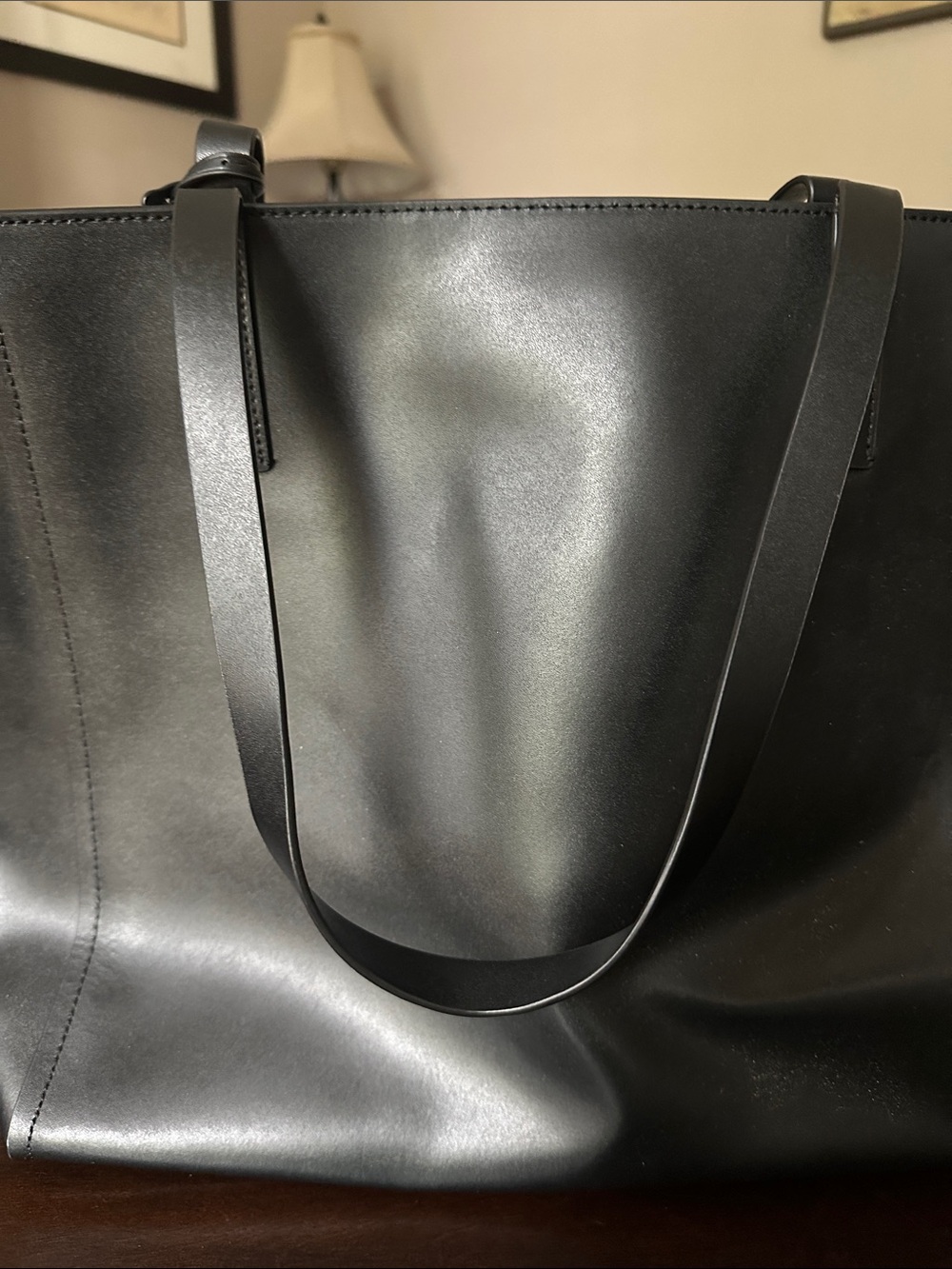 kate spade Black Leather Tote - Picture 3 of 6